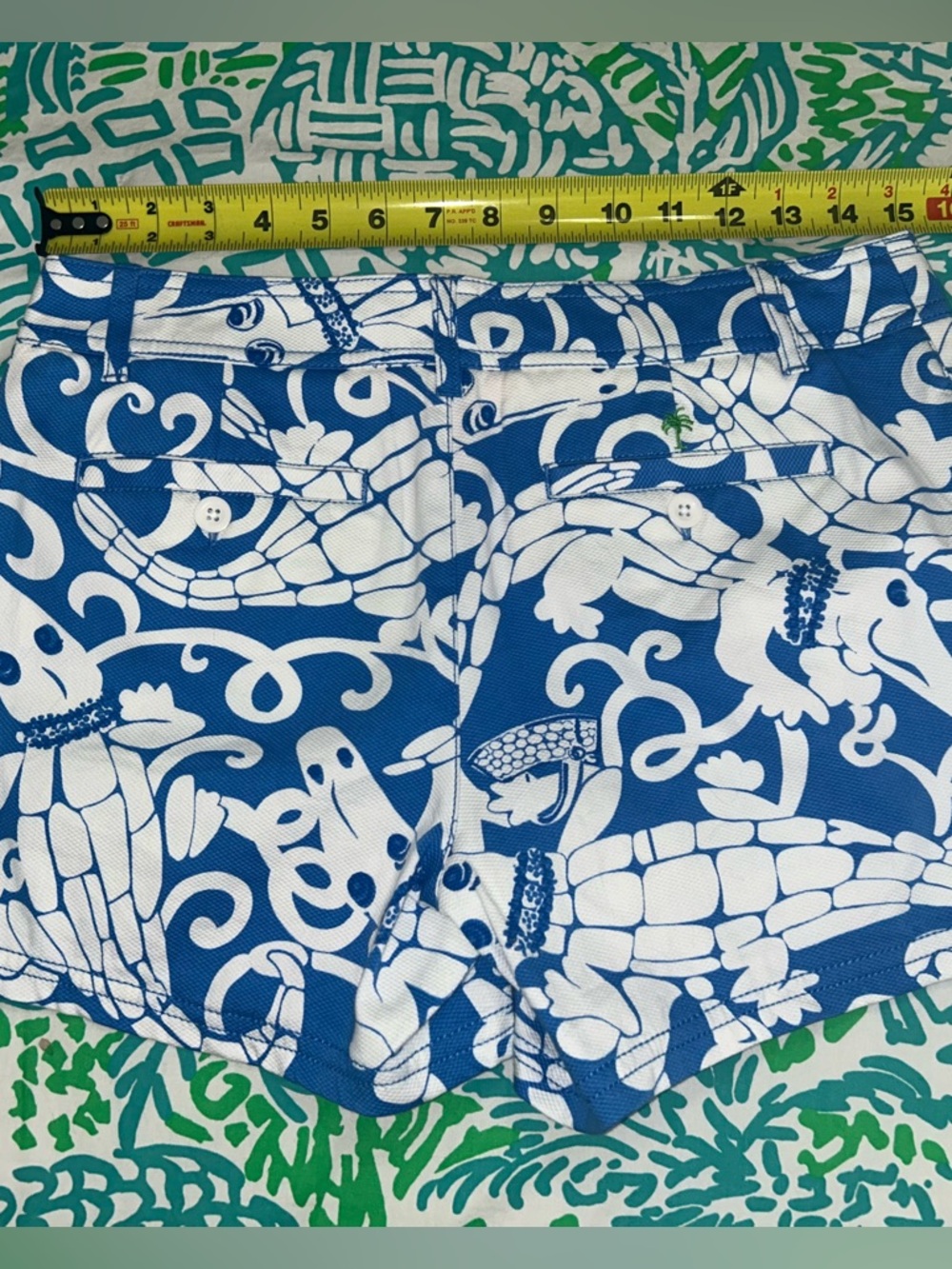 Lilly Pulitzer Gabby Gators texted shorts, Size 4 - Picture 9 of 13